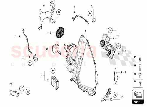 Part Diagram for Lamborghini 471941003L