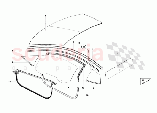 Part Diagram for Lamborghini 470845099