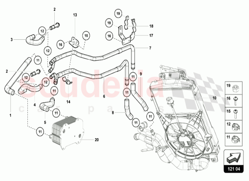 Part Diagram for Lamborghini 470121724A