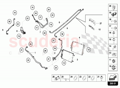 Part Diagram for Lamborghini 4S0816411A