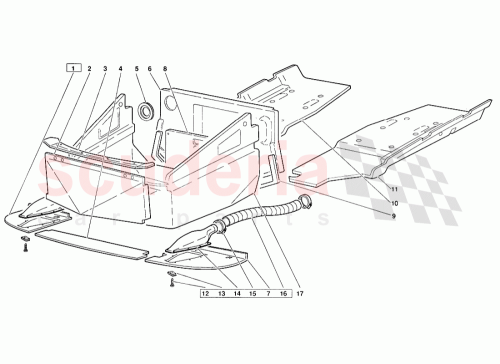 Part Diagram for Lamborghini 009411111