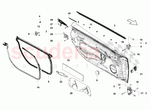 Part Diagram for Lamborghini 407831665