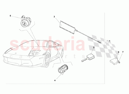 Part Diagram for Lamborghini 4D0905835