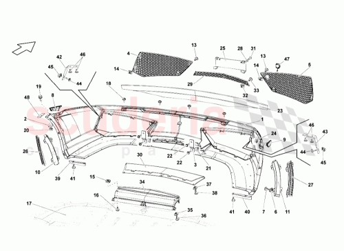 Part Diagram for Lamborghini 400807193