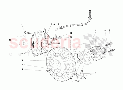 Part Diagram for Lamborghini 410615406