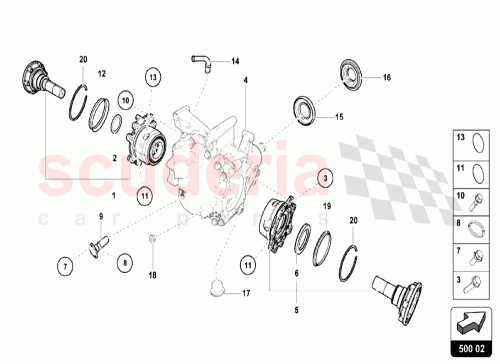 Part Diagram for Lamborghini 0B9525226B