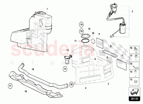 Part Diagram for Lamborghini 470201022H