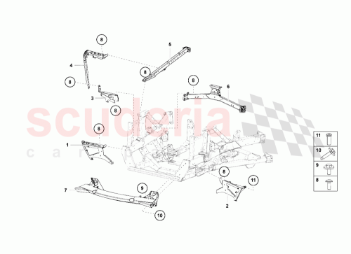 Part Diagram for Lamborghini 470814150B