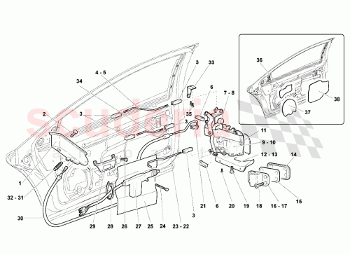 Part Diagram for Lamborghini 417837012C