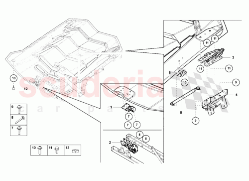 Part Diagram for Lamborghini 470827394B