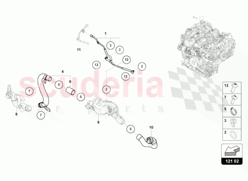 Part Diagram for Lamborghini 4M0122101DP