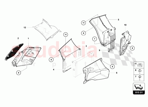 Part Diagram for Lamborghini 470825326