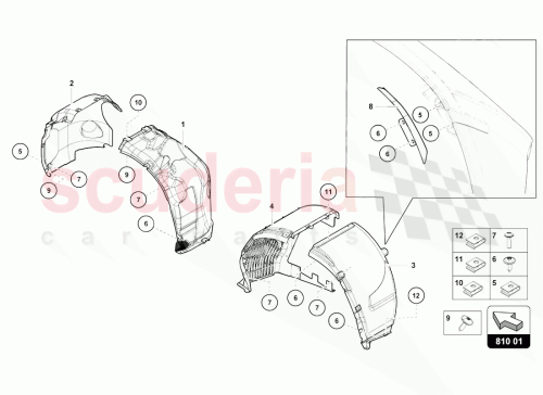 Part Diagram for Lamborghini 470810981E