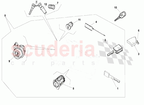 Part Diagram for Lamborghini 8P1837063A