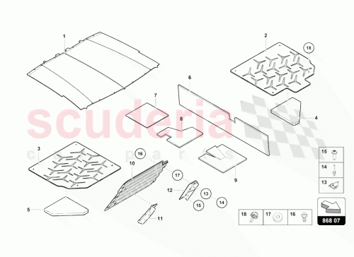 Part Diagram for Lamborghini 470864954B