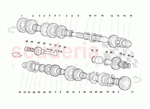 Part Diagram for Lamborghini 086311250F