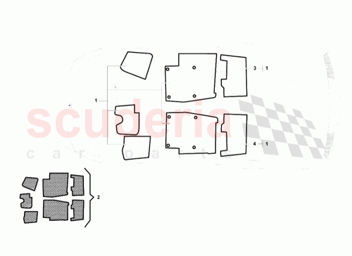 Part Diagram for Lamborghini 417863368B