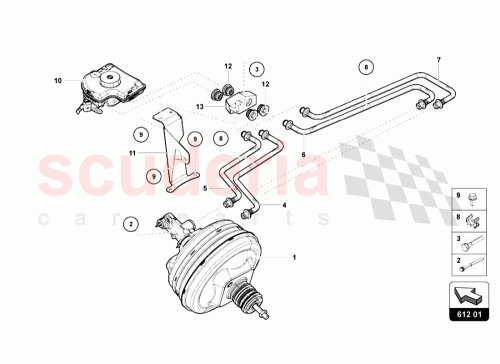 Part Diagram for Lamborghini 471611685B