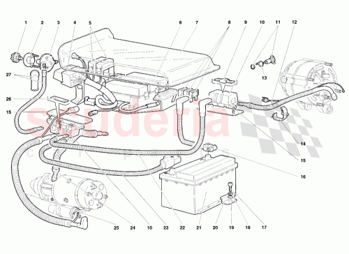 Part Diagram for Lamborghini 005936741