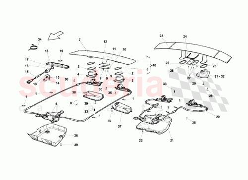 Part Diagram for Lamborghini 400862613
