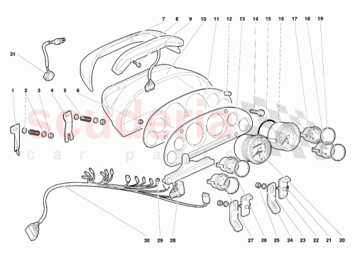 Part Diagram for Lamborghini 009414420