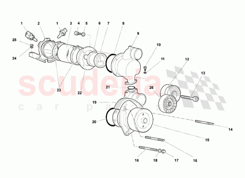 Part Diagram for Lamborghini WHT003062