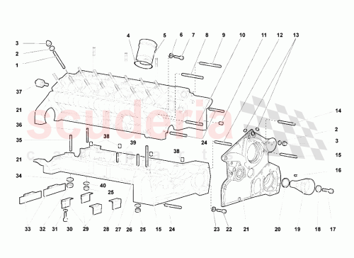 Part Diagram for Lamborghini 008400820