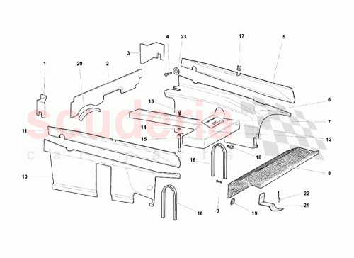 Part Diagram for Lamborghini N10621601