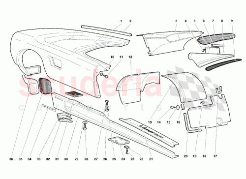 Part Diagram for Lamborghini 009430124