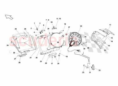 Part Diagram for Lamborghini 400807158C