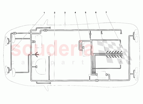 Part Diagram for Lamborghini 006137422