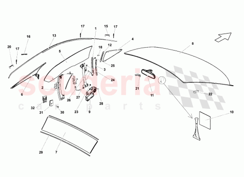 Part Diagram for Lamborghini 408845299A