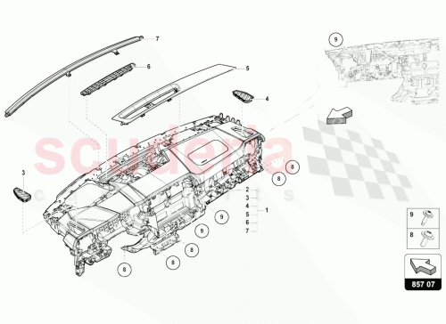 Part Diagram for Lamborghini 4ML857003MFF3