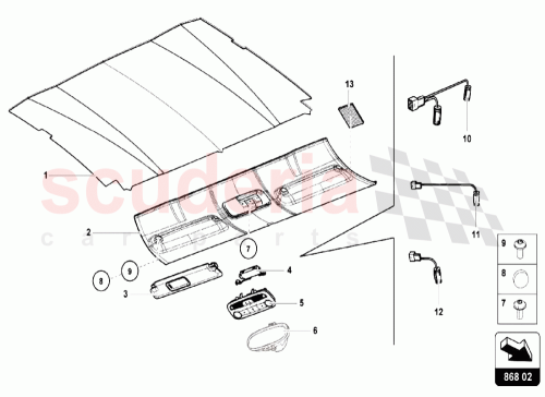 Part Diagram for Lamborghini 470857229A