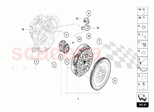 Part Diagram for Lamborghini 0CE311594A