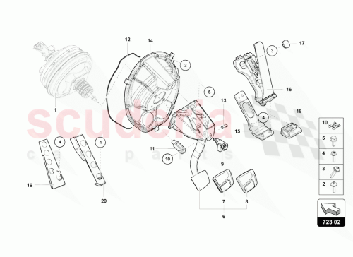 Part Diagram for Lamborghini 470721511D