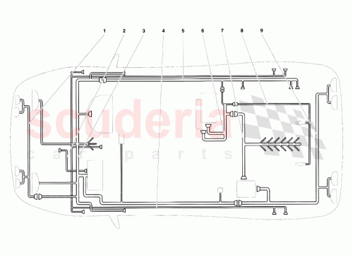 Part Diagram for Lamborghini 006134645