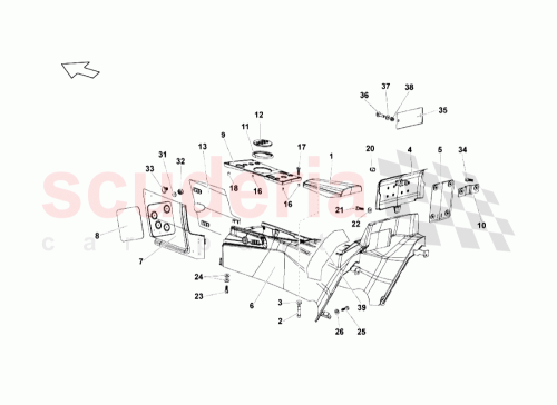 Part Diagram for Lamborghini 429863145