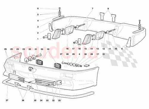 Part Diagram for Lamborghini 009463230