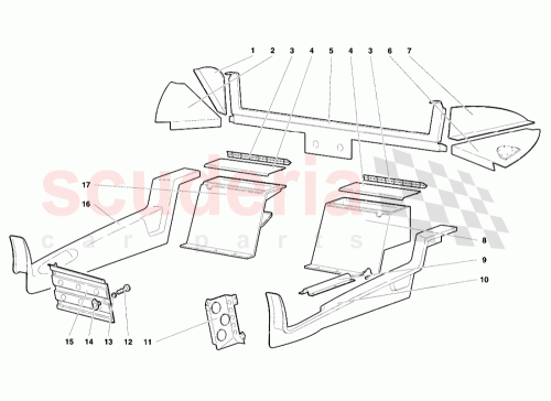 Part Diagram for Lamborghini 009458377