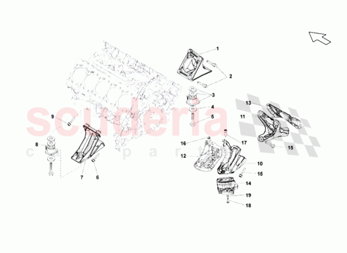 Part Diagram for Lamborghini N10665001