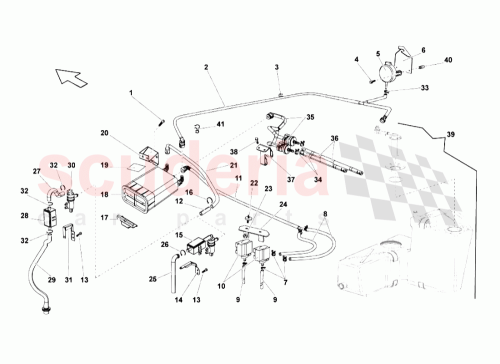 Part Diagram for Lamborghini 408133785