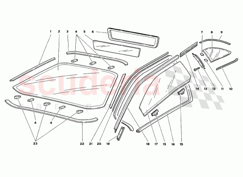 Part Diagram for Lamborghini 009421608