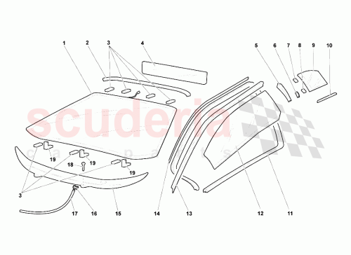 Part Diagram for Lamborghini 400845633