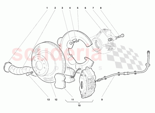 Part Diagram for Lamborghini 009453128