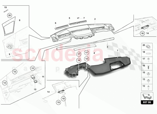 Part Diagram for Lamborghini 470858703E