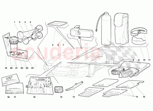 Part Diagram for Lamborghini 009490415