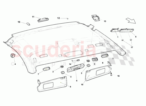 Part Diagram for Lamborghini 401858139