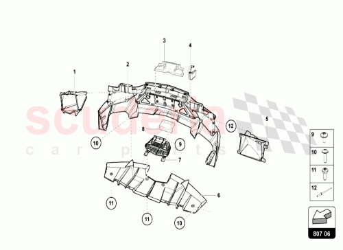 Part Diagram for Lamborghini 470807511P