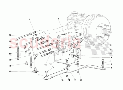 Part Diagram for Lamborghini 413611763